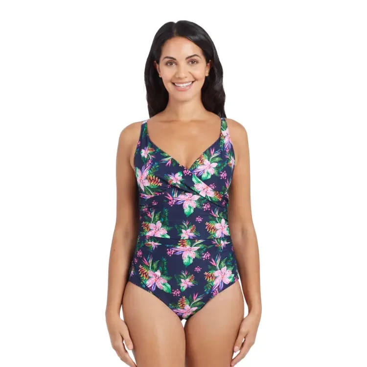Zoggs Orchid Daze Mystery Classic Back Swimsuit 462381